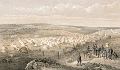 Flådebrigadens lejr før Sebastopol af William Crimea Simpson