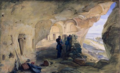 Gallerier hos Inkerman af William Crimea Simpson