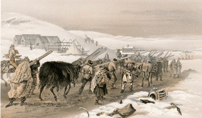 Hytter og krigstøj til hæren af William Crimea Simpson