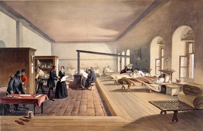 En af afdelingerne på hospitalet i Scutari, fra 