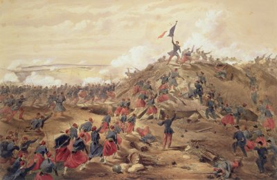 The Attack on the Malakoff, tallerken fra 