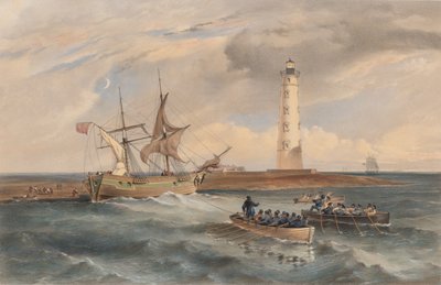? The Lighthouse at Cape Chersonese, looking South? Dani af William Crimea Simpson