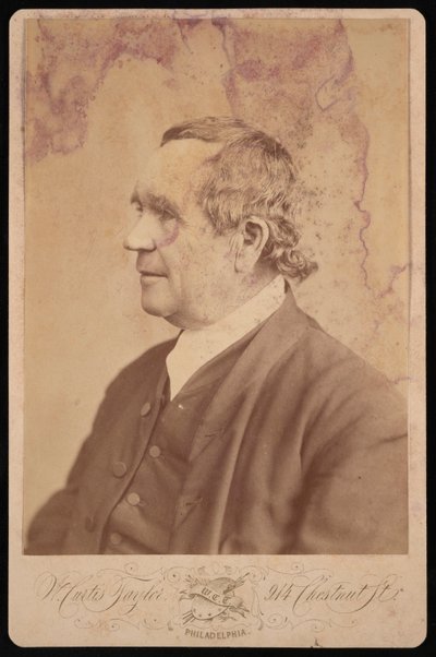 Portræt af J.D. Lang, før 1877. af William Curtis Taylor