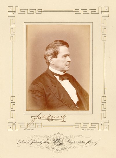 Portræt af James Pollock af William Curtis Taylor