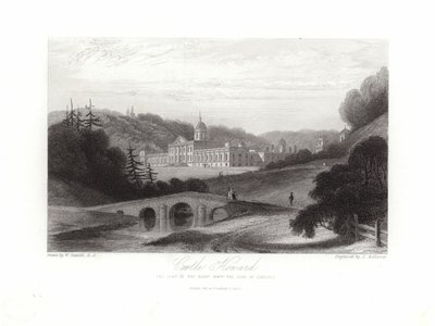 Castle Howard af William Daniell