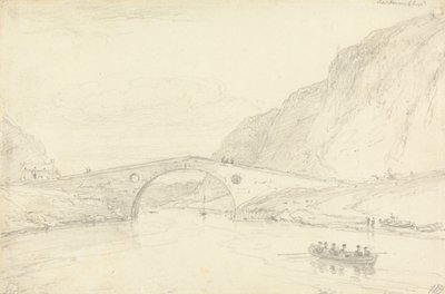 Clackursail-broen af William Daniell