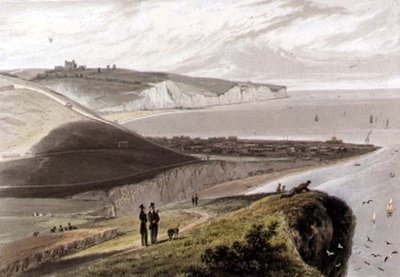 Dover, fra Shakespeares Cliff, fra 
