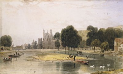 Eton College af William Daniell