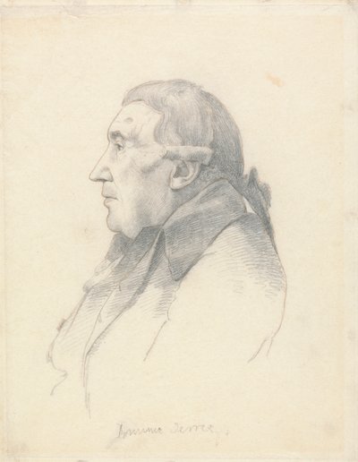 Portræt af Dominic Serres af William Daniell