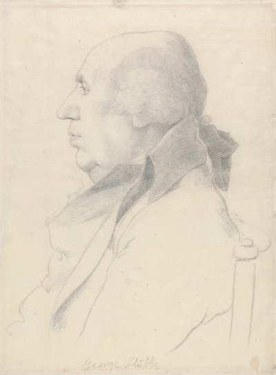 Portræt af George Stubbs af William Daniell