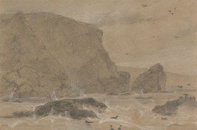 Samphire-klippen, St. Agnes, Cornwall af William Daniell