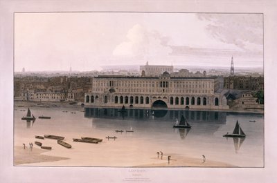 Somerset House, London, 1804 af William Daniell
