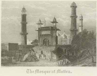 Moskeen i Muttra af William Daniell