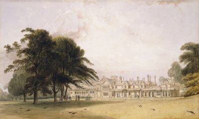 The Royal Lodge, Windsor Park, af William Daniell