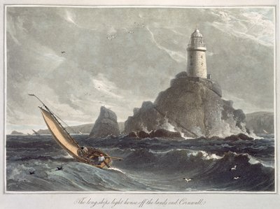 Langskibsfyret i Lands End, Cornwall, fra bind I af 