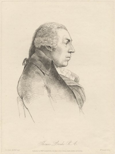 Thomas Banks, R.A. af William Daniell