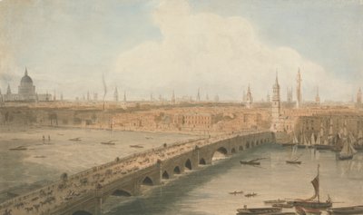 Udsigt over London Bridge og St. Paul