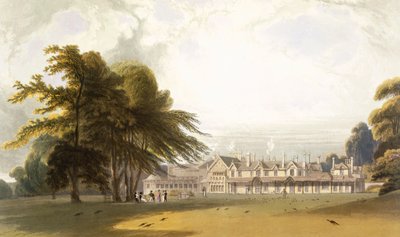 Windsor Park: Royal Lodge, c1827-30. af William Daniell