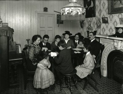 Evangelistkomité, bibelstudie i fru Vitellos hjem, 359 E. 49th Street, undervist af Miss Jones. 30. marts 1916 af William Davis Hassler