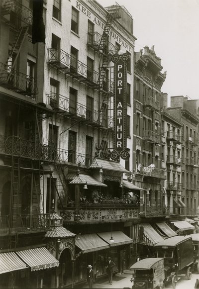 Port Arthur Restaurant, Mott Street 7, New York City, 1919 af William Davis Hassler