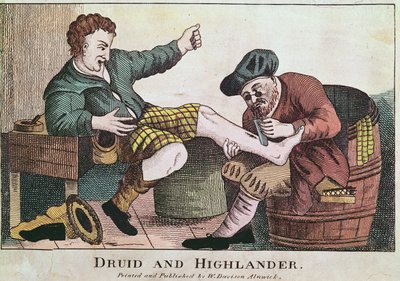 Druid and Highlander, 1815 af William Davison