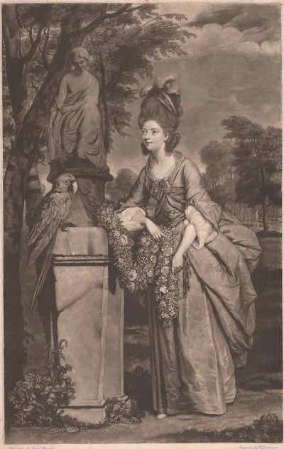Elizabeth, grevinde af Derby af William Dickinson