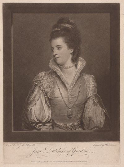 Jane hertuginde af Gordon af William Dickinson