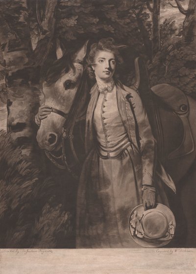 Lady Charles Spencer af William Dickinson