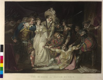 Mordet på David Rizzio af William Dickinson