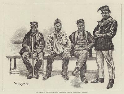 Nogle indsatte i de fremmedes hjem for asiater, afrikanere og sydhavsøboere af William Douglas Almond