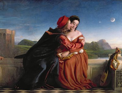 Francesca da Rimini, 1837. af William Dyce