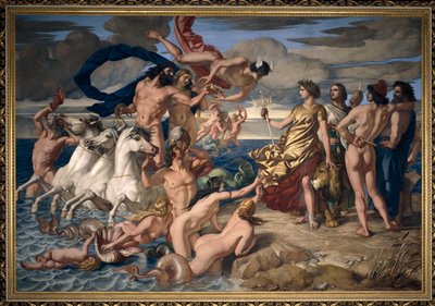 Neptun afgiver Empire of the Seas til Britannia af William Dyce