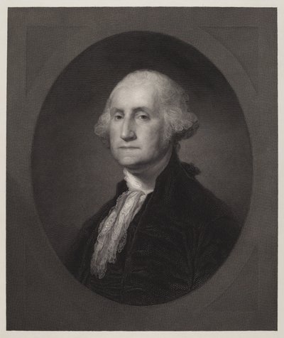 George Washington af William Edgar Marshall after Gilbert Stuart