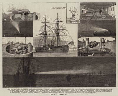 HMS Temeraire af William Edward Atkins