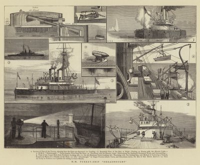 HM Turret-Ship Dreadnought af William Edward Atkins