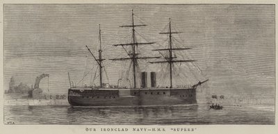 Vores jernbeklædte flåde, HMS Superb af William Edward Atkins