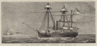 Torpedo Warfare, HMS Flamingo i Besika Bay af William Edward Atkins