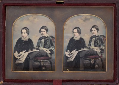 Portræt af to drenge, 1850