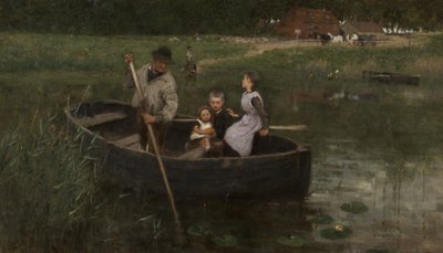 Færgen, 1887 af William Edward Stott