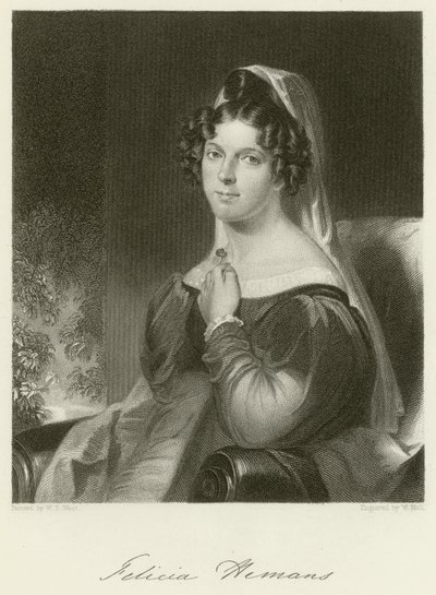 Felicia Hemans af William Edward West