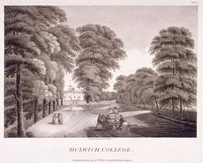 Dulwich College, Camberwell, London, 1792 af William Ellis