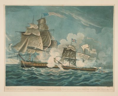 Lillebælt, krigens slup, af William Elmes