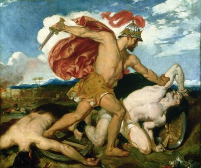 Benaiah, ca. 1829 (olie på lærred) af William Etty