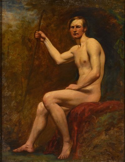 Gardemand Higgins, ca. 1830 (olie om bord) af William Etty
