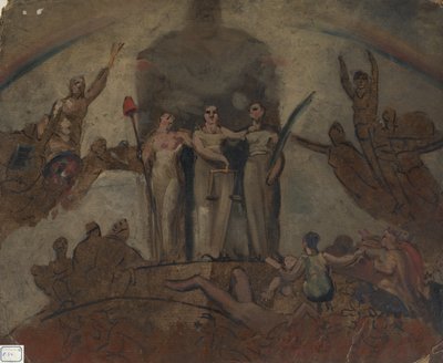 Undersøgelse for en figursammensætning af William Etty