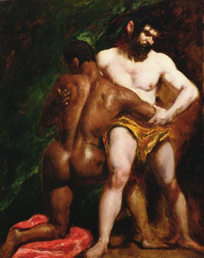 Wrestlerne af William Etty