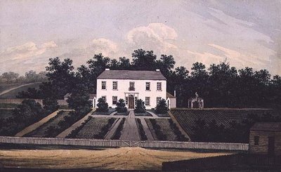 Government House, Parramatta, New South Wales, 1805 (wc) af William Evans