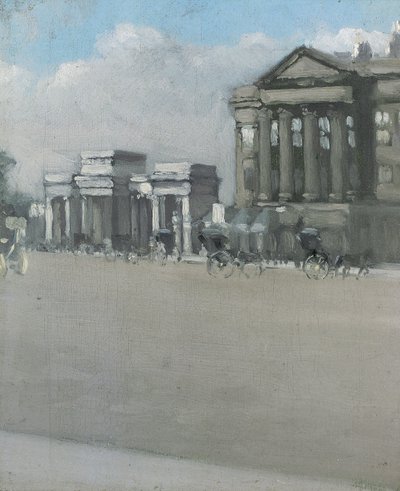 Hyde Park Corner i tåge af William Evelyn Osbourne