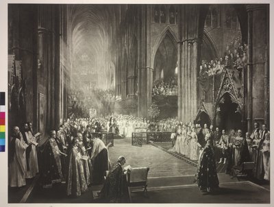 Ceremoni i anledning af dronning Victorias 50-års tronjubilæum i Westminster Abbey den 21.6.1887 af William Ewart Lockhart