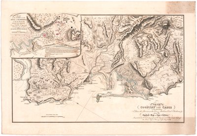 Et kort over Cadiz af William Faden